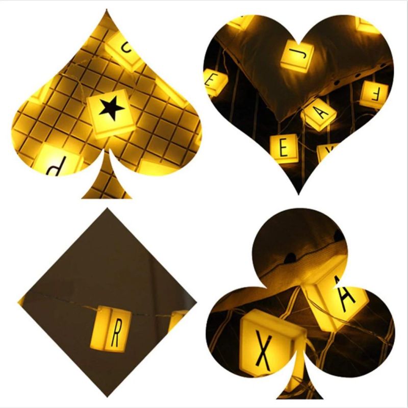 LED Letter Warm Light Box String