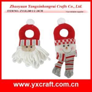 Christmas Decoration (ZY13L240-1-2 24CM) Christmas Doorknob Hanger