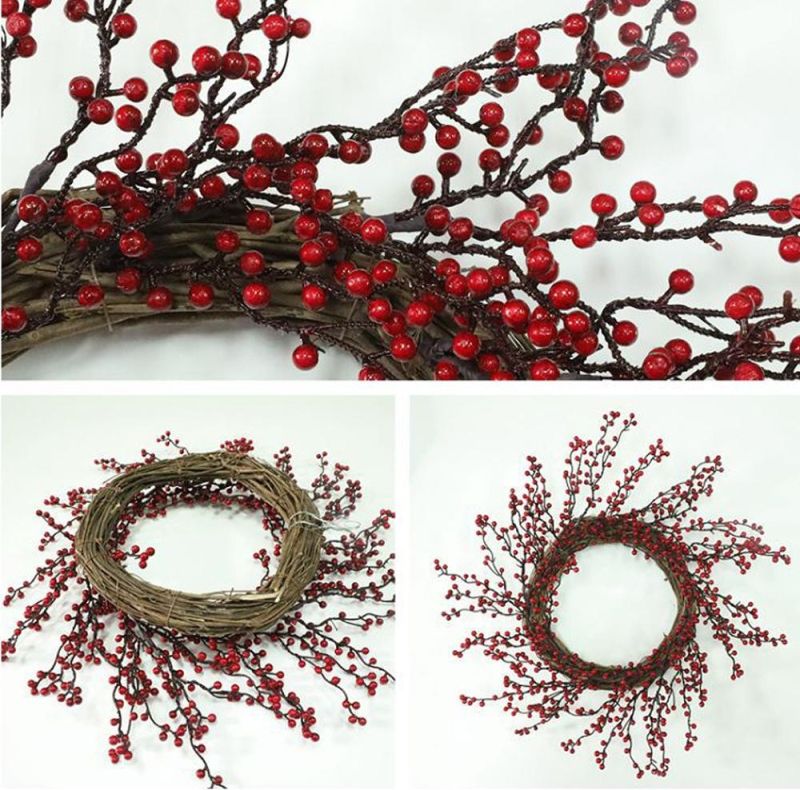 High Quality Red Berry/Leaves Wreath, Christmas Wreath