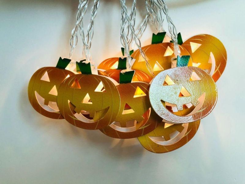 Halloween Battery Operated LED Skeleton String Light