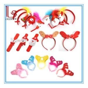 Christmas Decorations Red Santa Snowman Santa Bear Headdress Head Buckle Hand Band Waist Band Hair Band