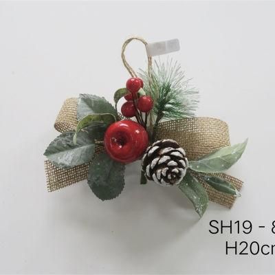 Handmade Artificial Christmas Decorative Flowers for Christmas Decoration