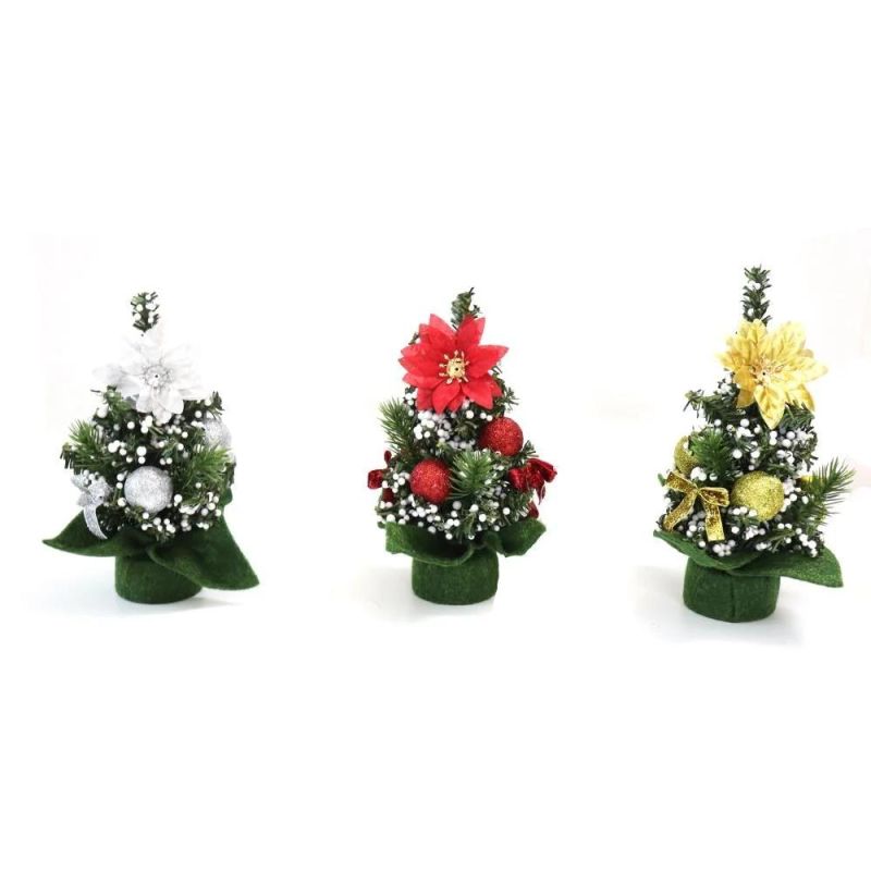 Christmas Tree Artificial Table Mini Tree Christmas Decor Plastic Tree