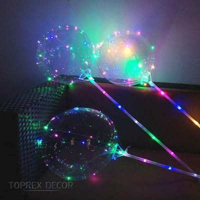 Toprex Decor Party Items Wholesale Inflatable LED Balloon