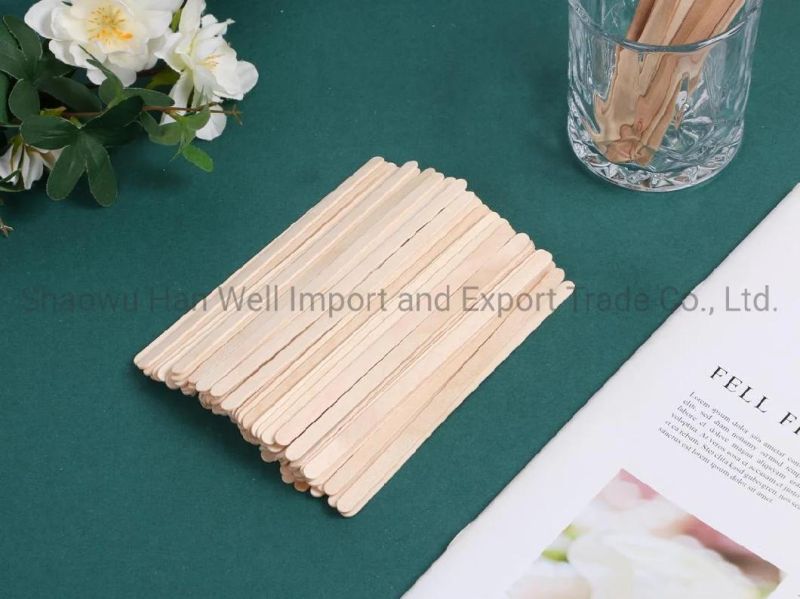 Birch Wooden Round Edge Colorful Sticks for Children DIY