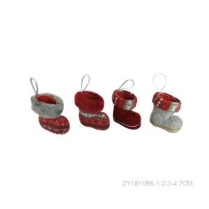 Christmas Small Boot Tree Hanging Gift Item