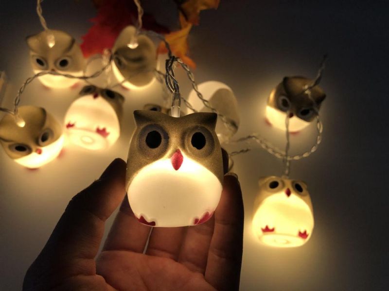 LED Decoration Owl String Lights for Christmas and Thanksgiving Decoration String Light