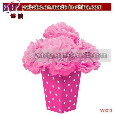 Wedding Decoration Bright Pink Fluffy Flower Centerpiece Birthday Favor Wedding Party (W1013)