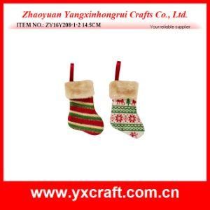 Christmas Decoration (ZY16Y208-1-2 14.5CM) 6&prime;&prime; Christmas Hanging Sock Wholesale