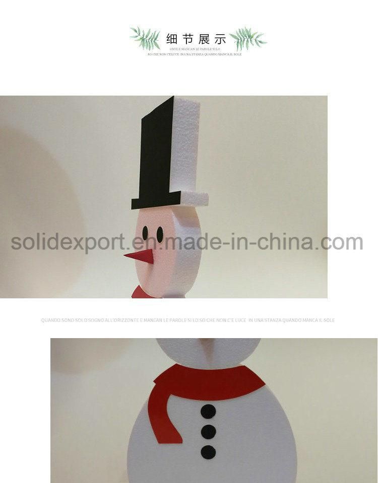 Winter Shop Window Christmas Snowman Decoration Props Home Display Decoration