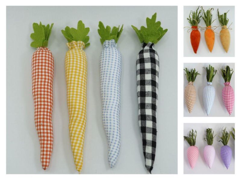 Factory Supplies Home Decor Fabric Carrots Easter Decoration
