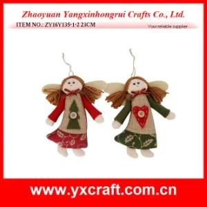 Christmas Decoration (ZY16Y135-1-2 23CM) Angel Design Christmas Felt Decoration