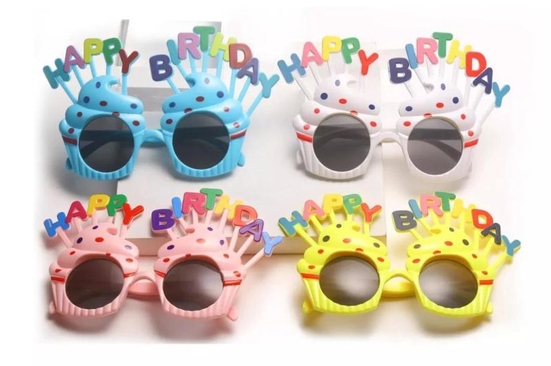 Happy Birthday Glasses Party Dress Gift Party Supply Glasses