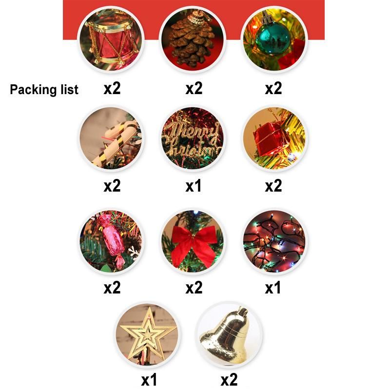 2021 LED Festival Party Home Store Mini Christmas Trees Decorations