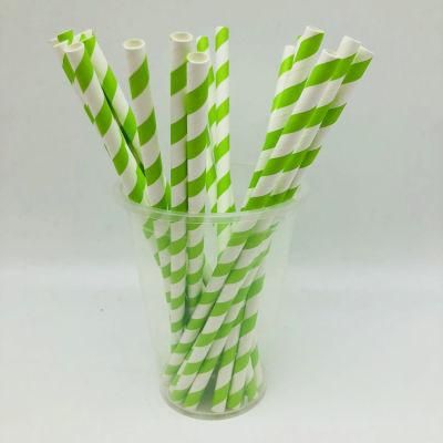 Hot Sale Custom Colorful Biodegradable and Recycled Paper Straws