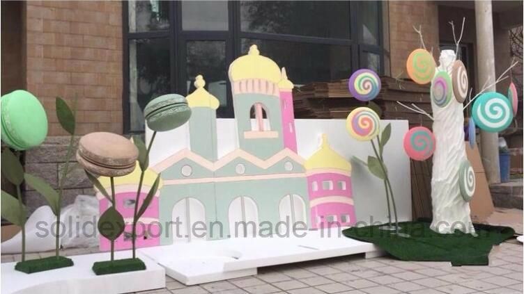 Window Display Props Sweet Macarons Decorations for Shopping Mall Kids Clothes Kindergarten