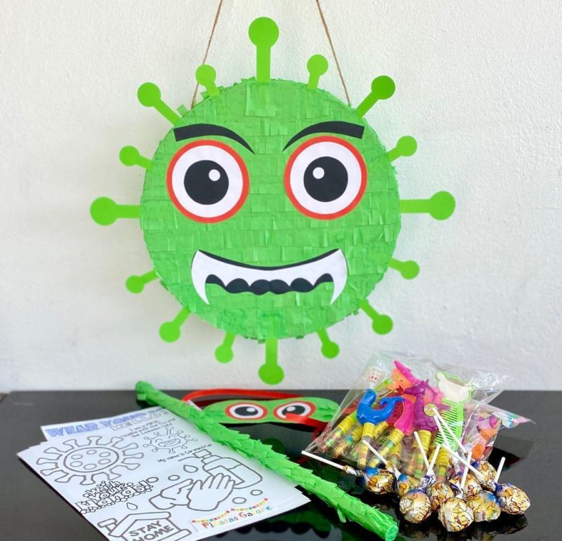 New Pinata Ugly Virus Break It Stay Home Together Toy Pinata Birthday Festival Whole Family