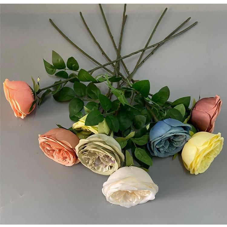 Hot Sale Artificial Austin Rose Flower for Home or Wedding Decoration