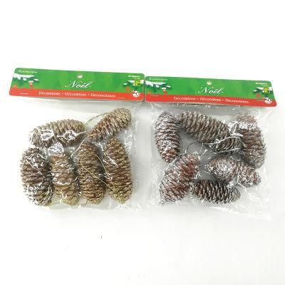 Artificial Plant Cedar Pine Cone Pick Christmas Decoration