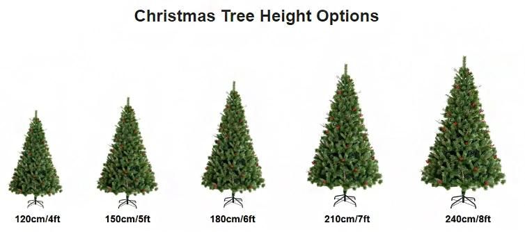 Customized Artificial PVC Environmental Tree Christmas Green Decoration Christmas Tree