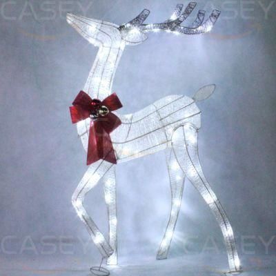 Lighted Christmas Deer Family Set Outdoor Yard Decoration with 360 LED Lights Best Choice Gift Christmas Decor