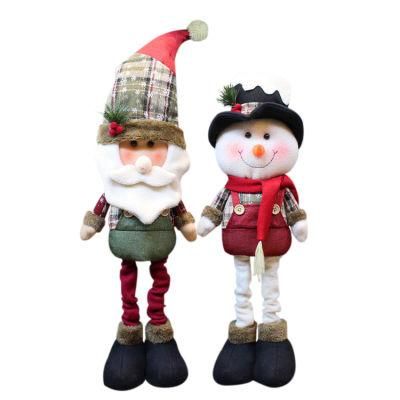 Christmas Gift Telescopic Cartoon Christmas Doll Desktop Decoration Ornament