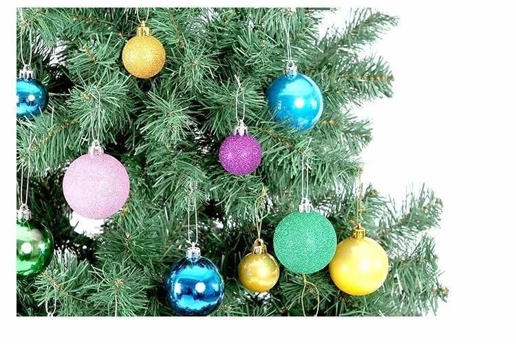 Colored Shatterproof Tree Hang Balls Decor Wholesale Clear Plastic Decorations Ornaments Christmas Ball