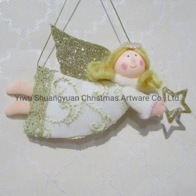 Pendant Christmas Tree Hanging Decorations Kids Gifts New Year Home Cute Love Plush Doll Ornaments