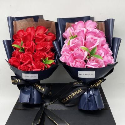 High Quality Artificial Scented Gift Bouquet Rose Bouquet Valentine&prime;s Day Gift