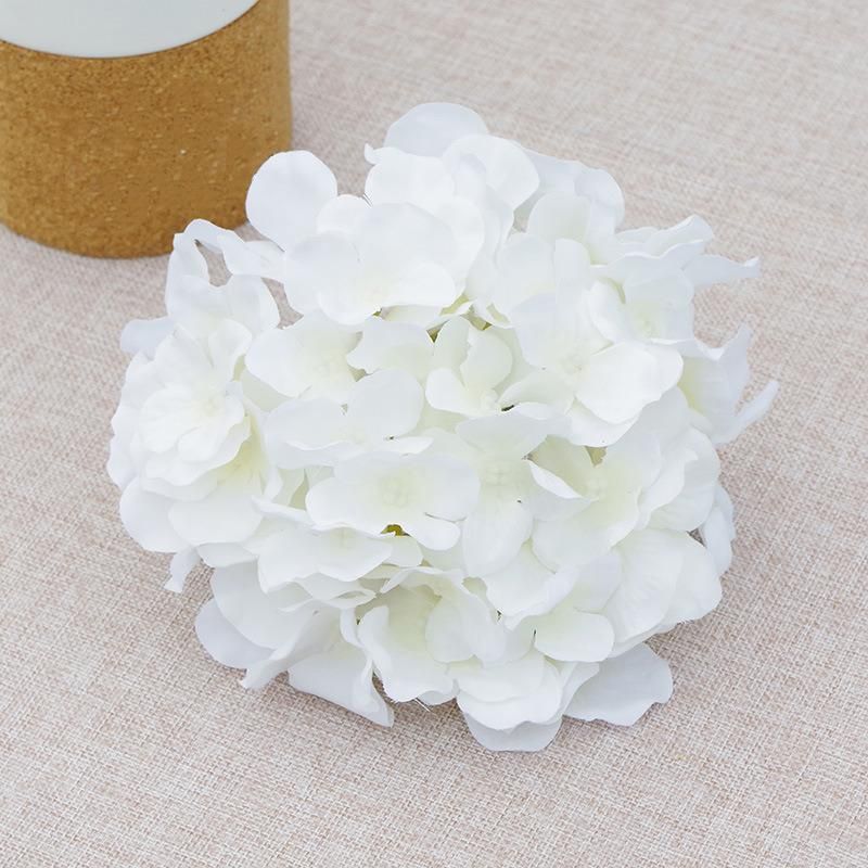Dia 15cm Hot Sale High Quality Artificial Hydrangea Flower Heads for Wedding Flower Arch Backdrop
