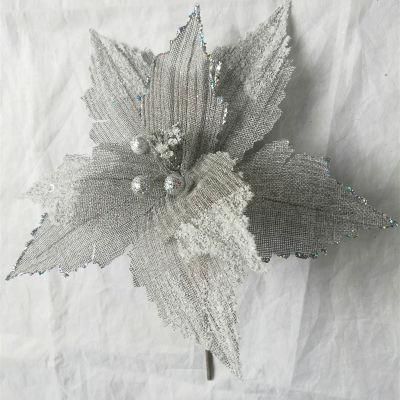 Christmas Decoration Blossom Flower Wholesale Artificial Flower for Sale