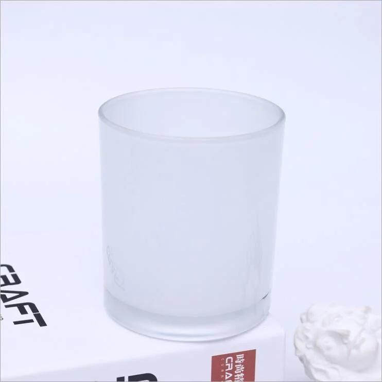 Wholesale Custom Size Color Decorative Candle Holder White Marble Candle Jar