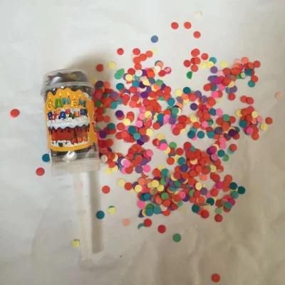 Party Favor Beautiful Unique Wedding Party Poppers New Arrival Cheap Price Mixed Color Push up Pop Confetti