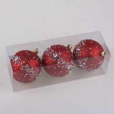 Christmas Plastic Glitter Balls with Diamond