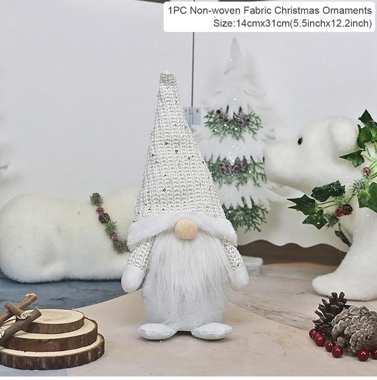 Dropshipping Christmas Home Window Decorations Nordic Style Decorative Dolls