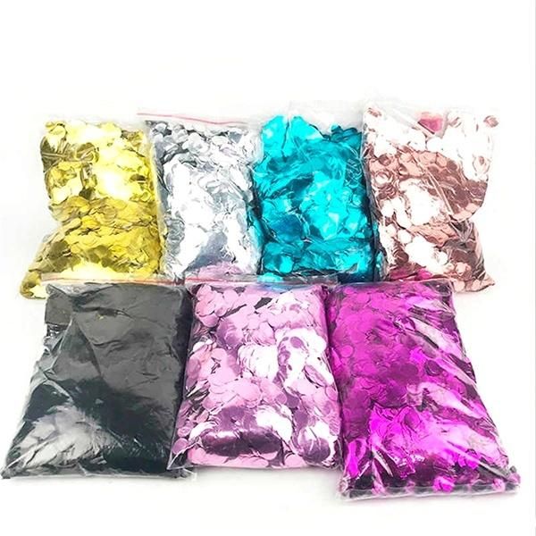 2.5cm 10g/Bag Multicolor Sparkling Star Confetti 100 Grams Vintage Metallic Glitter Foil Star Confetti for Party Table