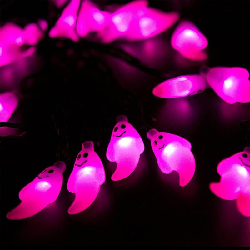 Garden Decorative Solar Pumpkin Lights LED Halloween String Lights