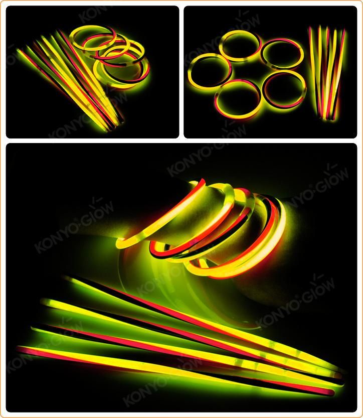 Promotion Gifts 100 PCS Tube 8 Inch Glow Bracelet