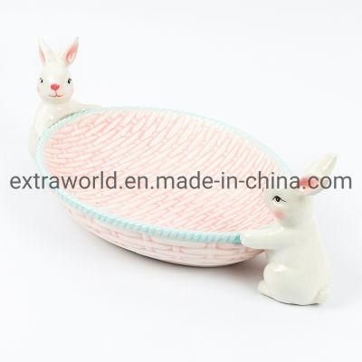 Easter Candy Dish Bowl Easter Home Decor Spring Easter Party Tableware Snack Dessert Bowls