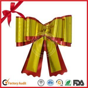 Metallic Christmas Decoration Gift Ribbon Bow