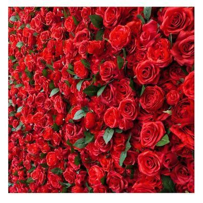 Romantic Simulation Artificial Wedding Banquet Background Cloth Flower Wall