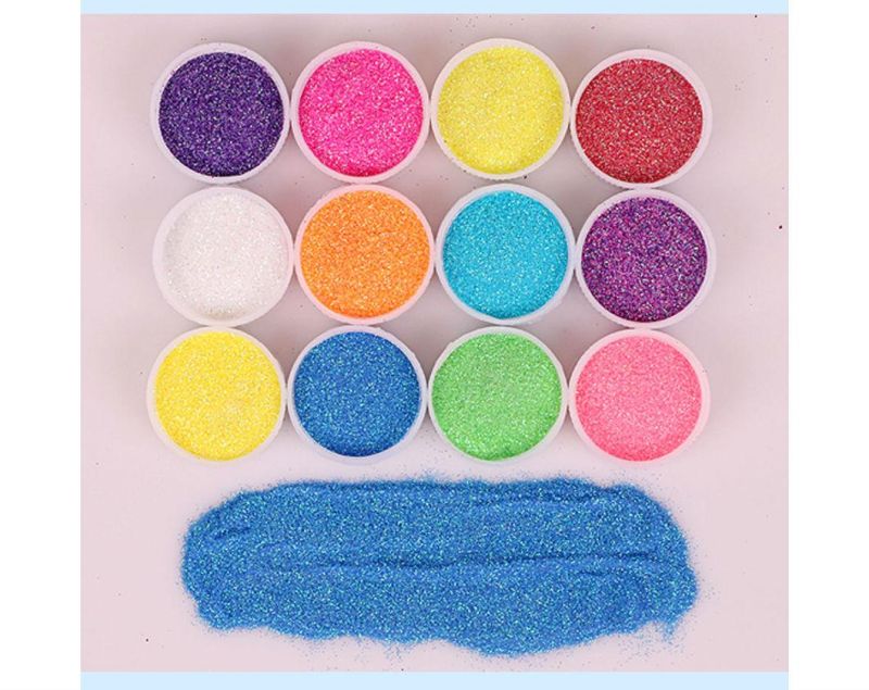Foska Bottle Packing Bulk Colorful Cosmetic Glitter Powder