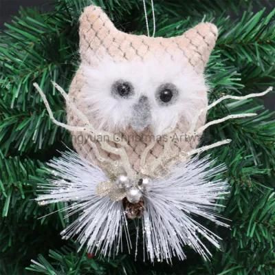 Christmas Foam Owl for Holiday Wedding Party Decoration Supplies Hook Ornament Craft Gifts