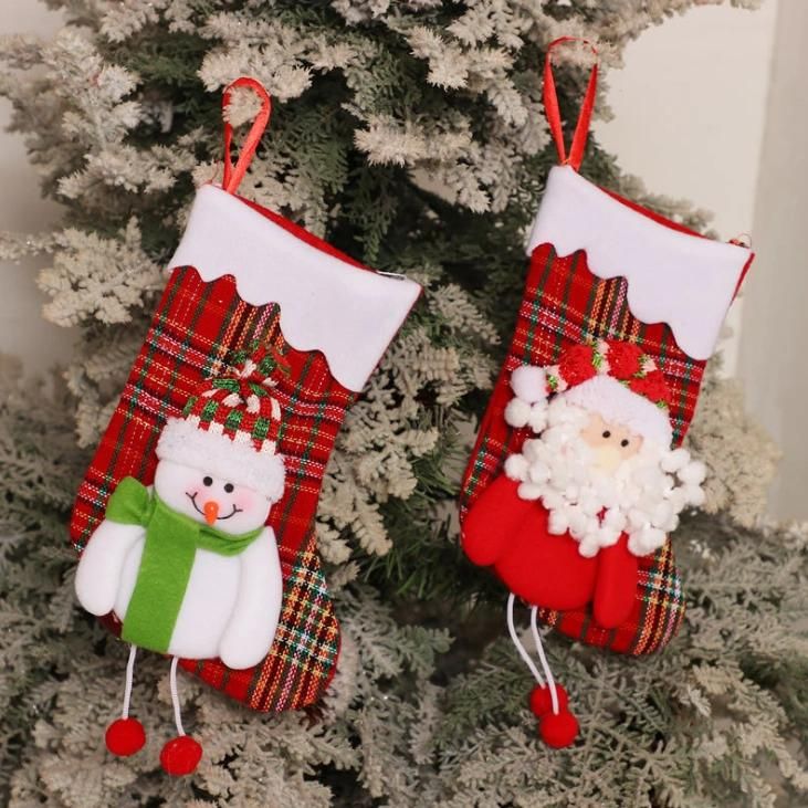 Hot Sales Promotion Gift Christmas Santas Snow Man Little Socks for Children