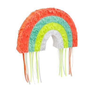 Rainbow Shape Pinata Birthday Party Decoration Hanging Party Pinata with Cheap Price