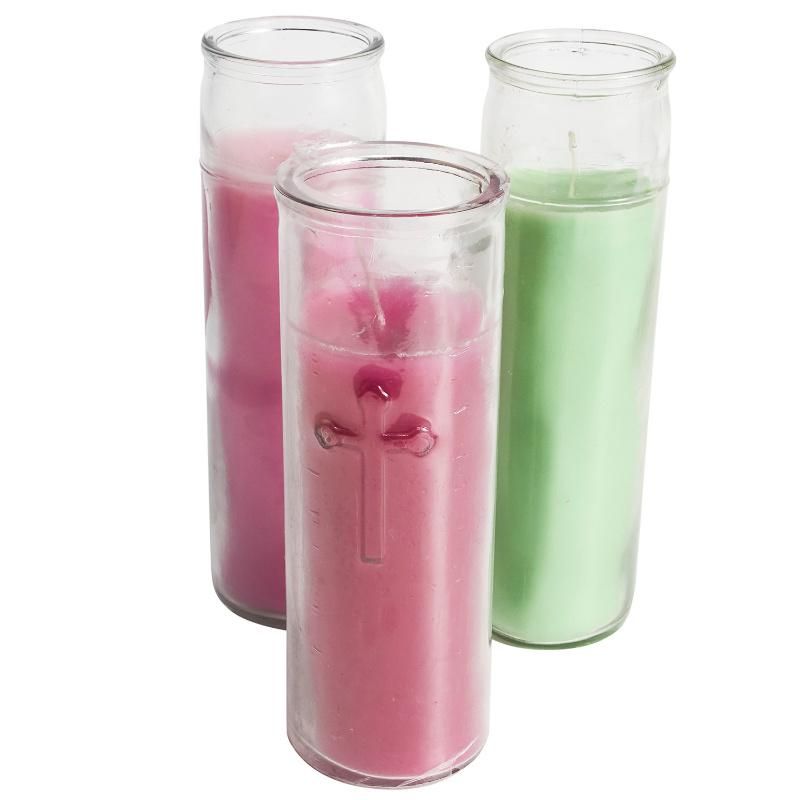 Rainbow Votive Candle Glass Jar Candles Wholesale