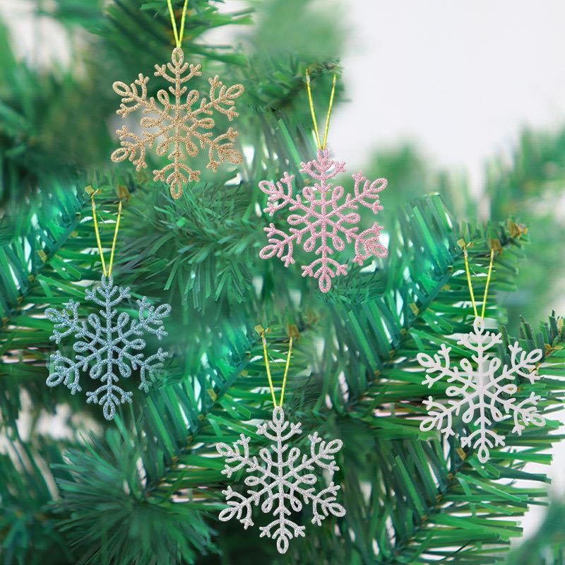 Christmas Decorations Snowflake Decorations Christmas Day Decorations 11.5cm Christmas Tree Decoration Gifts