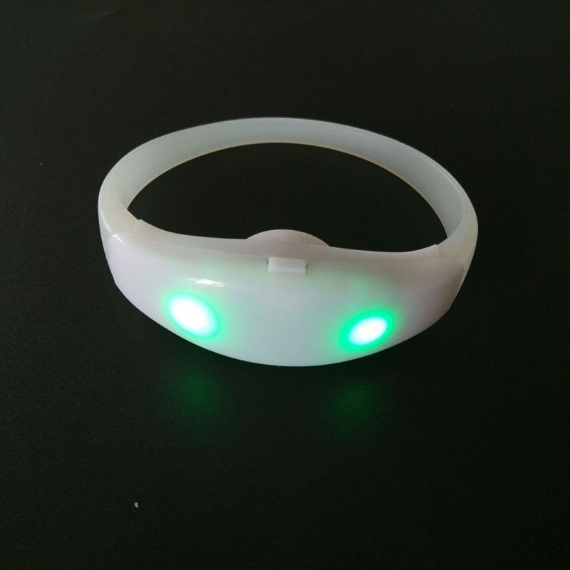 Light Wireless Programmable Silicone Wristband Remote Controlled LED Bracelet