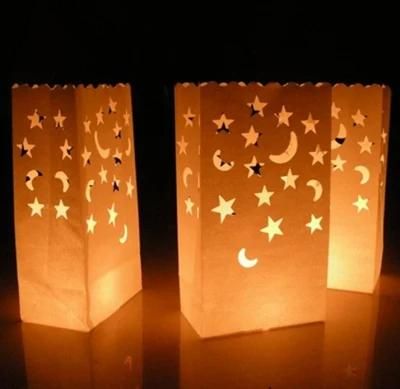 10xluminary Candle Lantern Paper Bags Party Wedding Birthday Celebrations