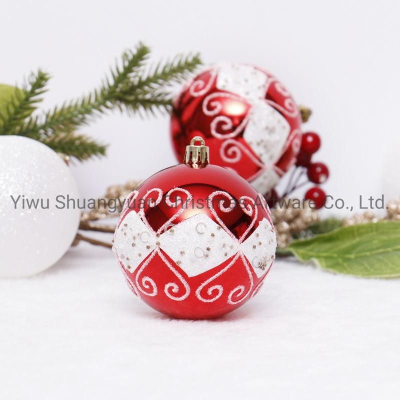 New Design Christmas Ball for Holiday Wedding Party Decoration Supplies Hook Ornament Craft Gifts
